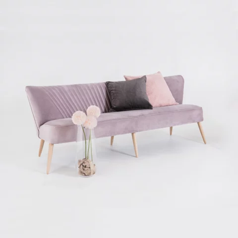 Retro 3-Sitzer Sofa Harry Lychee