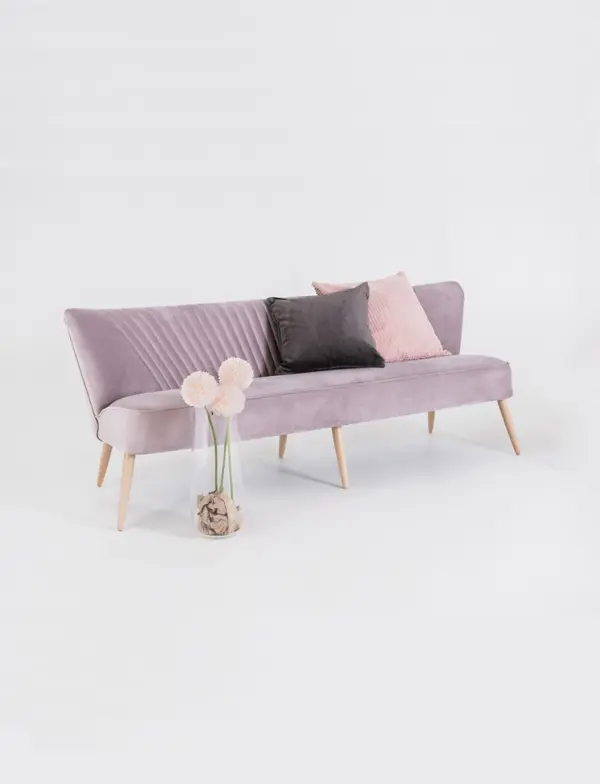 Retro 3-Sitzer Sofa Harry Lychee