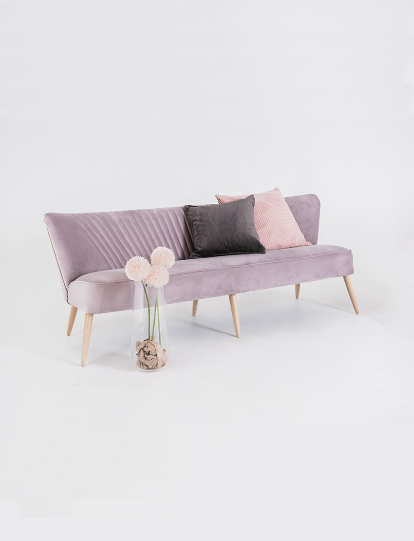 Retro 3-Sitzer Sofa Harry Lychee OL08 Moods