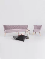 Retro 3-Sitzer Sofa Harry | Lychee