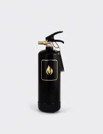 Feuerlöscher 2kg mit Manometer Black/Gold