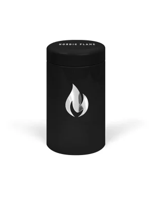 Nordic Flame Streichholzdose Black:Silver