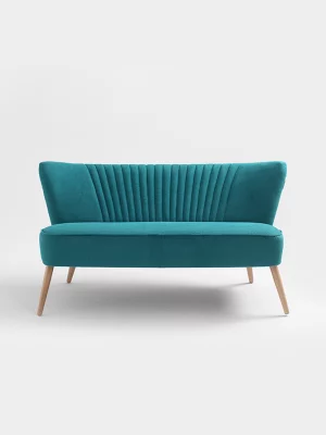 Retro 2-Sitzer Sofa Harry | Turquoise