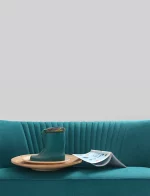 Retro 2-Sitzer Sofa Harry | Turquoise