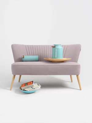 Retro 2-Sitzer Sofa Harry RV62 Lychee Moods