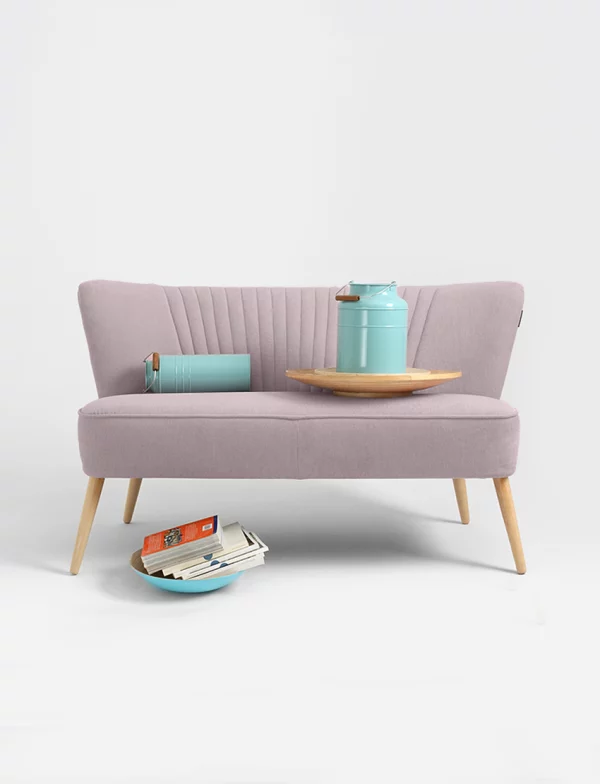 Retro 2-Sitzer Sofa Harry | Lychee