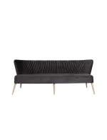 Retro 3-Sitzer Sofa Harry | Grey Elderberry