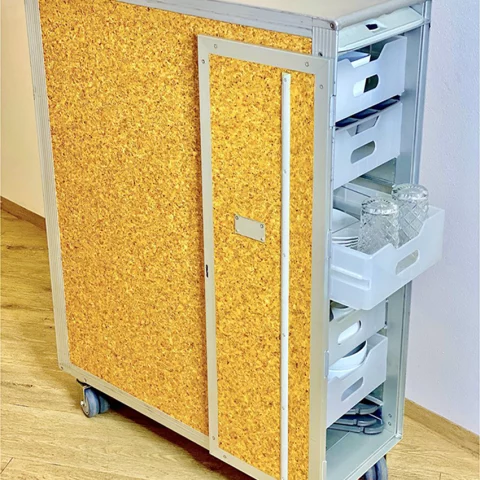 Trolley UPCYCLED Kork Fullsize offen