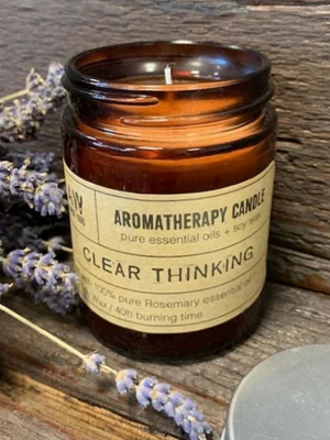 Aromatherapie Sojaduftkerze Clear Thinking Moods