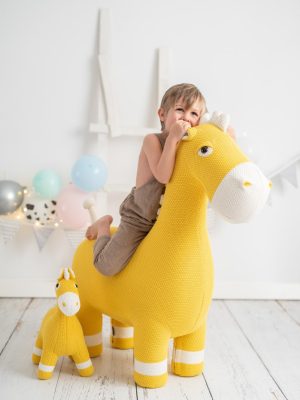 gehäcketes Amigurumi Pferd MINI UND MAXI