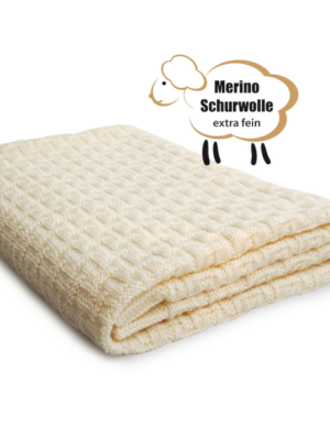 Baby Kuscheldecke Merino Schurwolle