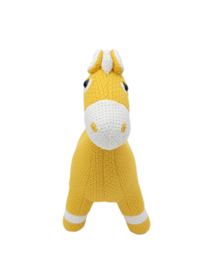 Crochetts Pferd MINI gelb