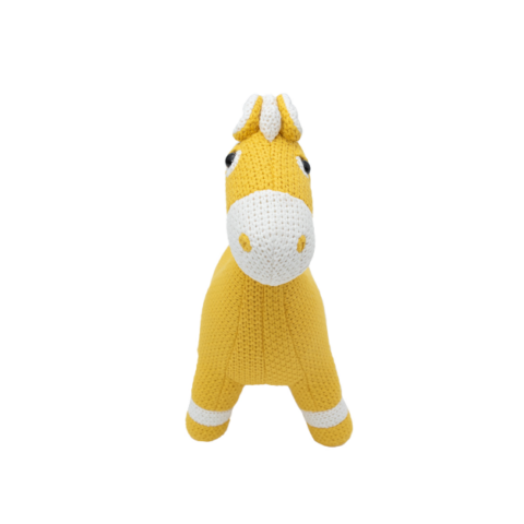 Crochetts Pferd MINI gelb