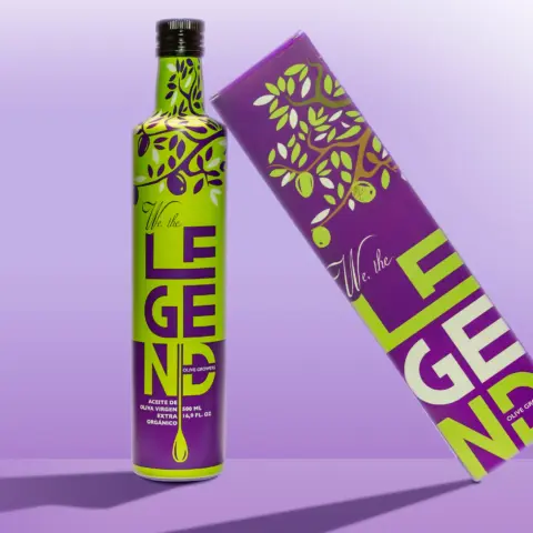 EVOO Picual Olivenöl 500ml WE THE LEGEND Limited Edition green lila