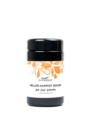 Pfeffer Heller Kampot Rouge 70g intensiv scharf