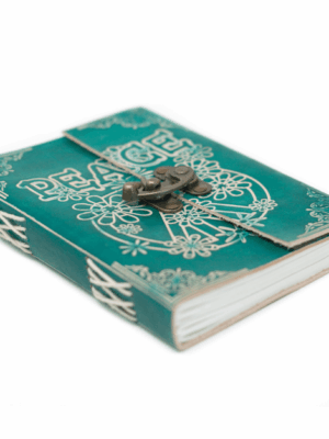 Echtleder Notizbuch Peace 18x13cm
