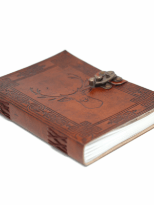 Echtleder Notizbuch Hirsch 20x15cm