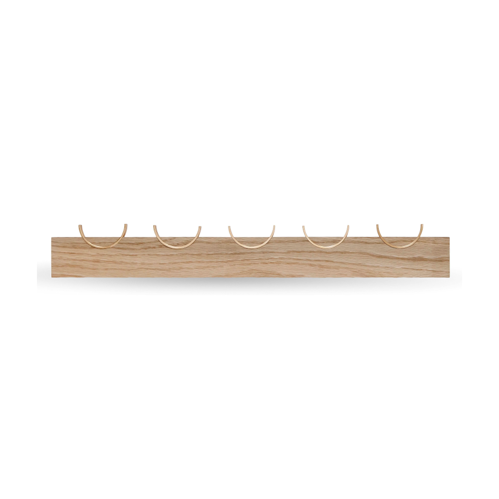NAMUOS Garderobe DEER Eiche Messing Front
