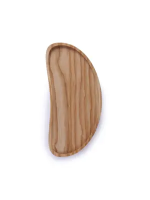 Holztablett Bohne klein