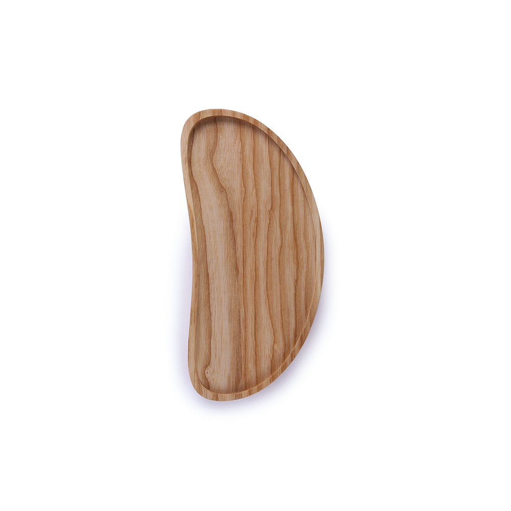 Holztablett Bohne klein