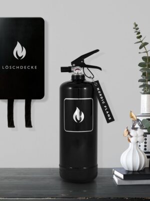 Nordic Flame Feuerlöscher 2kg BLACK wohnen