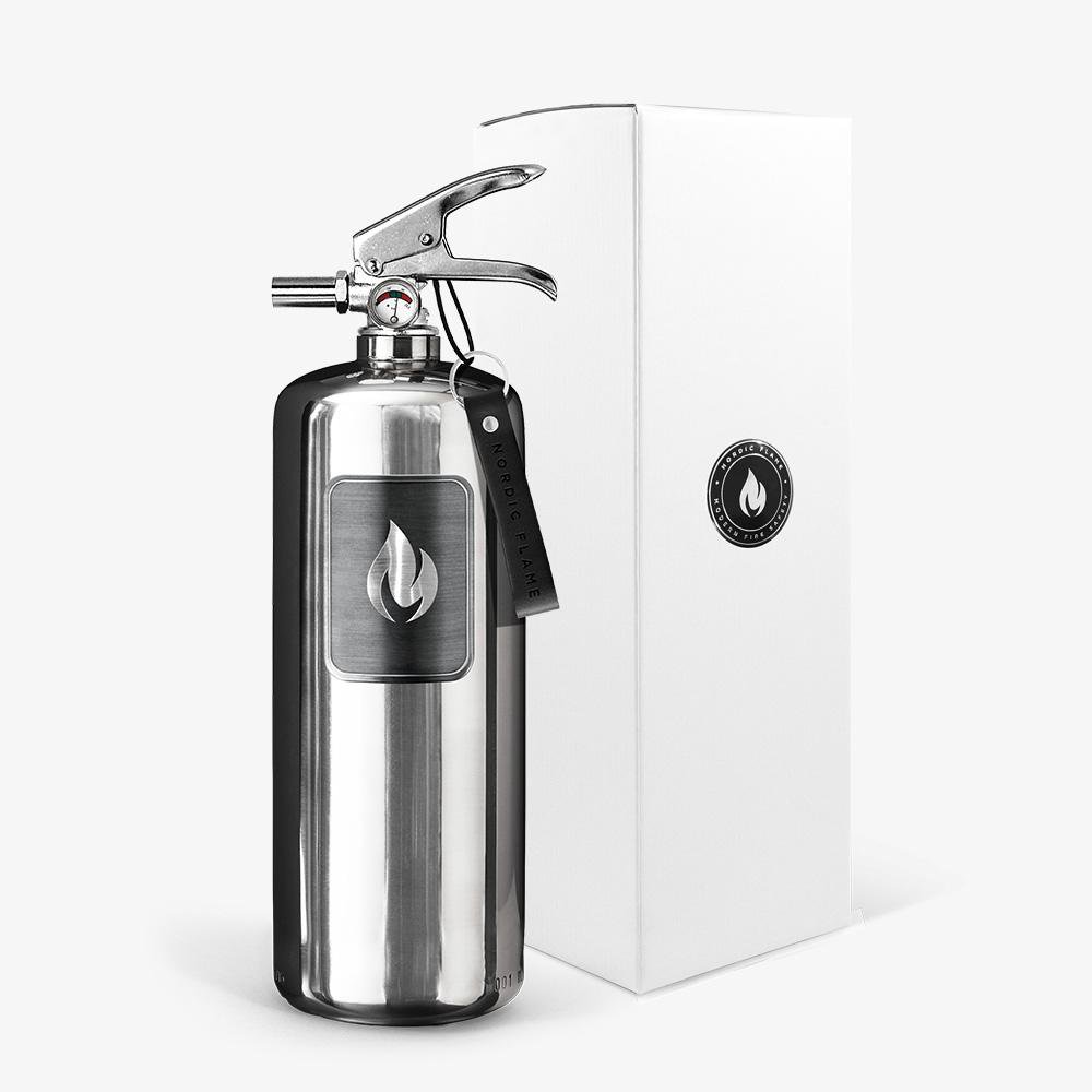 Nordic Flame Feuerlöscher 2kg Steel Edition