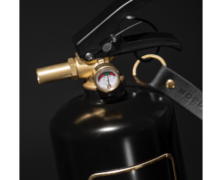 Nordic Flame Feuerlöscher 2kg BLACK/GOLD