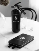 Nordic Flame Löschdecke BLACK/SILVER