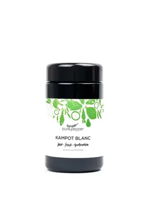 Pfeffer Kampot Blanc 40g kräftiges Aroma