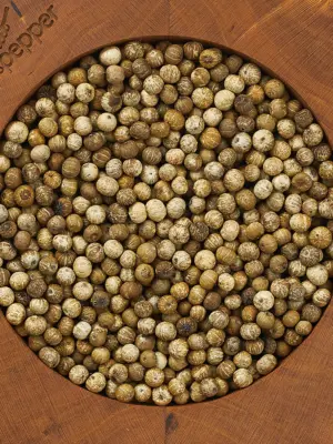 Pfeffer Kampot Blanc 40g Pfefferkörner