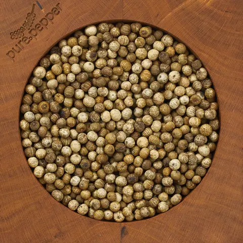 Pfeffer Kampot Blanc 40g Pfefferkörner