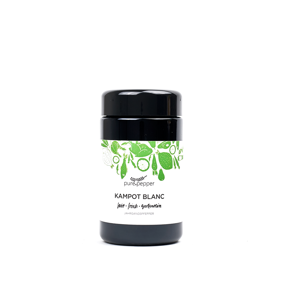 Pfeffer Kampot Blanc 40g aus Kambodscha