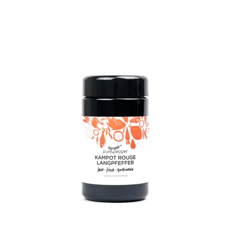 Pfeffer Kampot Rouge 40g warmen Schärfe