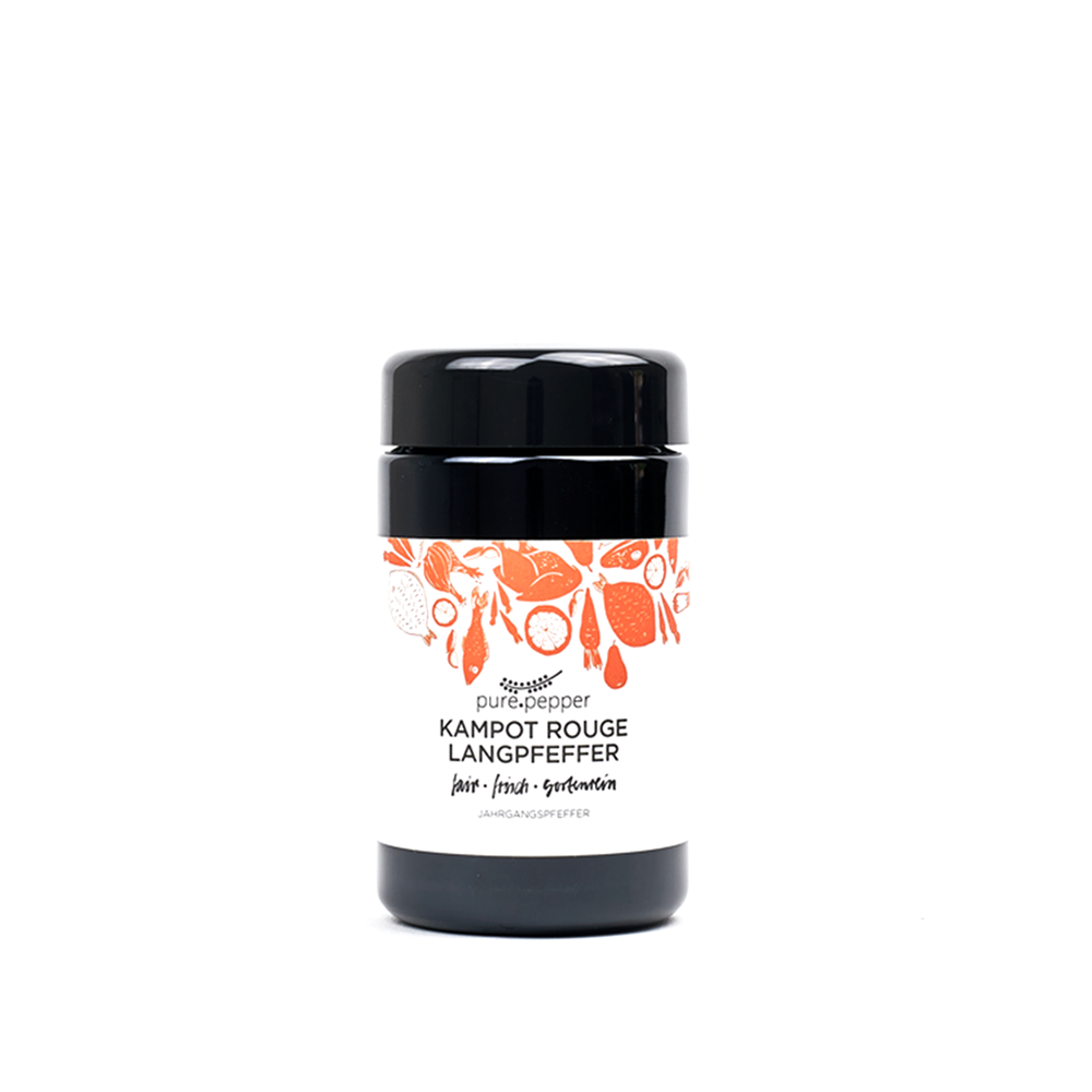 Pfeffer Kampot Rouge 40g Langpfeffer aus Kambodscha