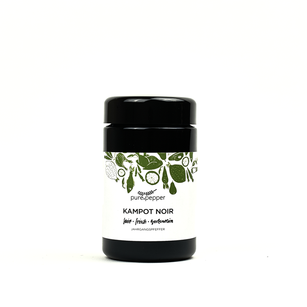Pfeffer Kampot Noir 70g Hauch von Tabak